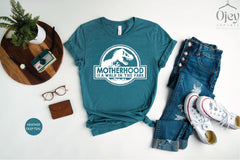 Motherhood T-Shirt, Funny Mamasaurus Shirt, Motherhood Is A Walk In The Park Shirt, Funny Mom Tshirt, Womens Clothing, Mother's Day Gift
