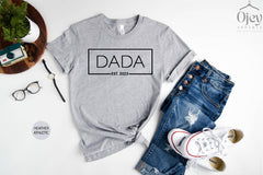 Mama And Dada Est 2023 Shirt, Matching Shirts, New Mom Shirt, Baby Announcement Tee, Couple Shirts, Gift for Mom, Gift for Dad, Parent Gift