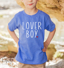 Lover Boy Shirt, Boys Valentine Shirt, Baby Boy Valentine Shirt, Valentines Day Boy Shirt, Baby Valentine Shirt, Valentine Gift, SHIRT ONLY