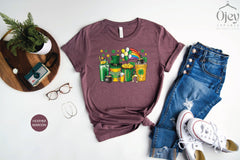 St. Patrick Day Shirt, Unisex St. Patrick Day Shirt, Shamrock Beer Shirt, St Patrick Rainbow Shirt, Drinking Shirt, Matching St Patrick Tee