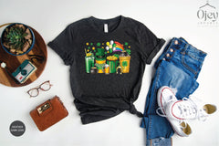 St. Patrick Day Shirt, Unisex St. Patrick Day Shirt, Shamrock Beer Shirt, St Patrick Rainbow Shirt, Drinking Shirt, Matching St Patrick Tee