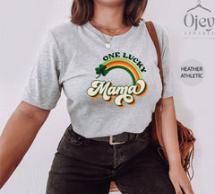Lucky Mama Shirt, St. Patrick Mom Shirt, One Lucky Mama Shirt, St. Patrick Day Shirt, St Patrick Shirt for Mom