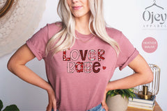 Lover Babe Shirt, Valentine Lover Shirt, Valentine Shirt for Women, Valentine Day Shirt, Valentine Day Gift, Cute Valentine Shirt