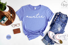 Auntie Shirt, Cool Aunt Shirt, Cute Auntie Shirts, Best Aunt Shirt, Future Auntie Tshirt, Auntie To Be Shirt, Womens Clothing, Aunt Gift