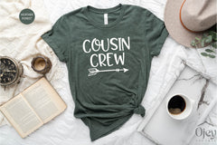 Cousin Crew Tshirts, Matching Cousin Shirt, Unisex Clothing, Cousin Lover Tshirt, Cute Crewneck,  Matching Family Shirts, Family Cousin Gift