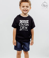 Crazy Cousin Crew Tshirts, Matching Family Shirts, Unisex Clothing, Cousin Lover Tshirt, Crewneck, Matching Cousin Shirt, Family Cousin Gift