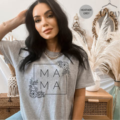 Mother's Day Mama Shirt, Mama Birthday T-Shirts, Cute Mom T-Shirt, Womens Clothing, Mommy Crewneck, Minimalist Mama Shirt, Mother's Day Gift