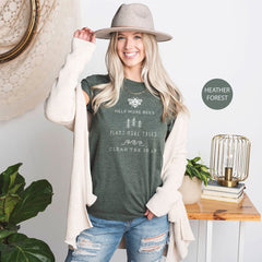 Bee Shirt, Earth Day Tshirt, Help More Bees Plant More Trees Clean The Seas Shirt, Save The Bees Shirt, Beekeeping Shirt, Beekeeper Gift