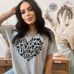 Happy Mother's Day Shirt, Mother To Be Shirt, Future Mom Heart Shirt, Mother's Day Gift, Mommy Crewneck, Womens Clothing, Cute Gift For Mom