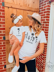 Raising Wildflowers Shirt, Little Wildflower Tshirt, Mom And Daughter Outfits, Cute Mom Tee , Matching Mom Daughter Shirts, Mothers Day Gift