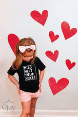 Girls Valentine Shirt - Miss Melt Your Heart Shirt - Valentine Outfit