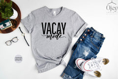 Vacay Mode Shirt, Girls Vacation Tees, Vacay 2024 Shirt, Summer Vacation Shirt, Girls Trip Shirt, Vacation Shirts For Women, Traveler Gift