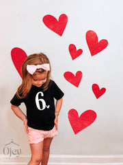 6 Birthday T-Shirt, 6 Year Old Birthday Shirt, Birthday Shirt For Kids, Six Year Old Girl Gift, 6th Birthday Shirt Girl, 6th Birthday Gift