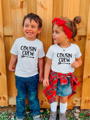 Cousin Crew Tshirts, Matching Cousin Shirt, Unisex Clothing, Cousin Lover Tshirt, Cute Crewneck,  Matching Family Shirts, Family Cousin Gift