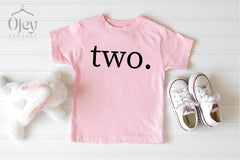 Two Birthday Shirt, 2nd Birthday Shirt Girl, Second Birthday Shirt Boy, Cute Birthday Tshirt, 2nd Birthday Outfit, Toddler Birthday Gift