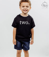 Two Birthday Shirt, 2nd Birthday Shirt Girl, Second Birthday Shirt Boy, Cute Birthday Tshirt, 2nd Birthday Outfit, Toddler Birthday Gift
