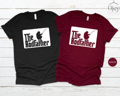 The Rodfather Shirt, Fishing Shirt For Dad, Fishing Lover Gift, Fishing Shirts For Guys, Gift For Grandpa, Fisherman Shirt, Fathers Day Gift
