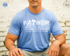 Fathor Definition Shirt, Cool Dad Shirt, Father's Day Gift, Mens Clothing, Like A Dad But Mightier, Handsome Dad Shirt, Gifts From Daughter