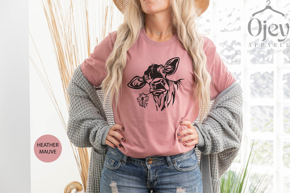 Cow Lover Shirt, Cow Shirt for Women, Girl Cow Shirt, Cow Shirt for Girls, Farm Girl Shirt, Country Shirt, Funny Cow Tee, Cute Cow T-Shirt