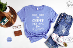 Nurse Shirt, Coffee Shirt, Gift, For Women, Nurse T-shirt, Nursing Grad, Essential Worker, Nurse tee, Life Saving, Morning T-shirt, Nurse te