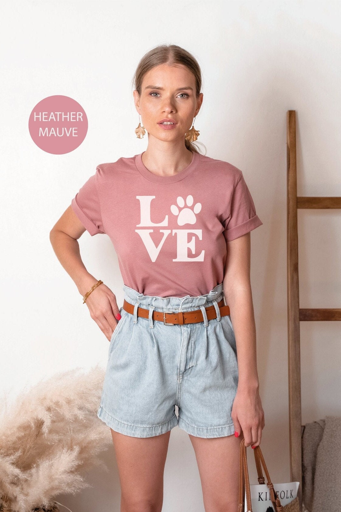 Dog Mama TShirt, Dog Mom Shirt, Dog Love Paw Shirt, Dog Paw Shirt, Gift for Dog Lover, Dog Shirts for Women, Dog Day Shirts, Cute Dog Shirt