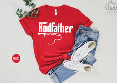 Rodfather Shirt, Fathers Day Gift, Fishing Graphic Tee, Gift for Men, Funny Fishing Shirt, Grandpa Gift, Bass Fishing Tee, Gift For Uncle