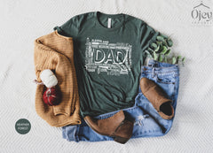 Dad Personality Shirt, Fathers Day Gift, Mens Clothing, Best Dad Tee, Father Birthday Tshirt, Dad Meaning Shirt, Crewneck, Gift For Grandpa
