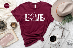 Nurse T-Shirt, Nurse Love Shirt, Gift For Nurse T-shirt, Nursing Grad Shirt, Rn Shirt,  Nurse Assistant Tee, Stethoscope Nurse Shirt Gift