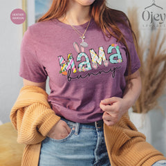 Easter Mama Shirt, Mama Bunny Shirt, Easter Shirts for Mom, Mom Easter Shirts, Easter Gift for Mom, Easter Sunday Shirt,