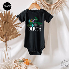 Easter Boy Shirts, Custom Easter Shirt, Tractor Easter Shirt, Eggs-Cavator Shirt, Boys Easter Gift