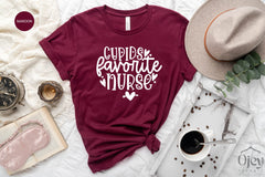 Cupids Favorite Nurse Valentine Nurse Shirt Gift For Her Valentine Nurse Crew Shirts Nurse Valentine Shirt Valentine Gift  Nurse NICU Nurse