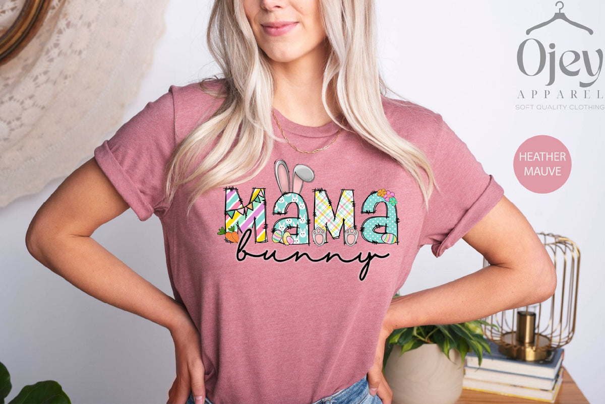 Easter Mama Shirt, Mama Bunny Shirt, Easter Shirts for Mom, Mom Easter Shirts, Easter Gift for Mom, Easter Sunday Shirt,
