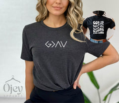 God is Greater T-Shirt, Religious Shirt, Christian Shirt, God Shirt, Church Gift, Faith Shirts, Christian Apparel, Retro Christian Shirt