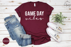 Game Day Shirt, Game Day Vibes, Game Day Football Shirt, Football Mom Shirt, Football Tshirt Men, Football Tshirt Women, Player Tee