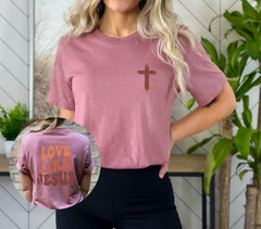 Love Like Jesus Shirt, Christian Shirt, Religious Shirts, Christian Apparel, Faith T-Shirts, Religious Gifts, Christmas Christian Shirt