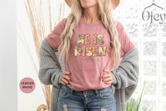 He is Risen Shirt, Christian Shirts, Christian Apparel, Easter Sunday Shirts, Gift for Christians, Christian Easter Shirts, Faith T-Shirts
