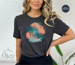 He is Risen Shirt, Matthew 28:6 Shirt, Christian Easter Shirts, Easter Sunday Shirts, Christian Apparel, Faith Shirts, Christian Gift Shirt