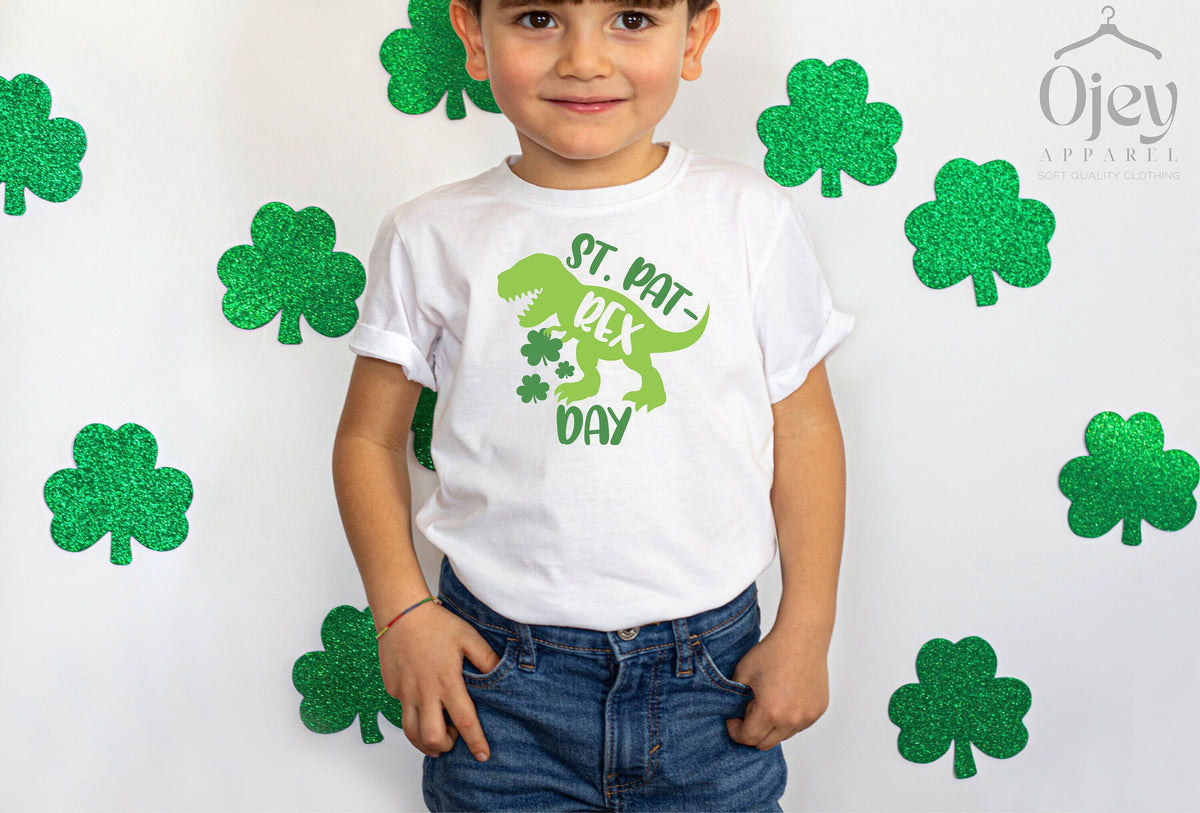 Boys St. Patrex Day Shirt, Dinosaur St. Patrick Shirt, St. Patrick Day Shirt, Boys St. Patrick Gift