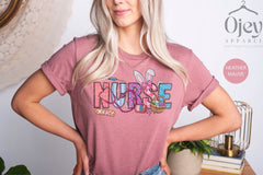 Nurse Easter Shirts, Easter Shirts for Nurse, Nurse Easter Gift, Easter Day Nurse Shirts, Nurse Bunny Shirts, Funny Nurse Easter Shirt