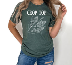Farm Girl Shirt, Farming Shirt, Crop Top Shirt, Corn Crop Shirt, Farm Birthday Shirt, Farmer Shirt Gift, Farmer T-shirts, Farm Life Shirt