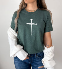 Christian Shirt,  Cross Shirt, Faith Shirts, Christian Easter Shirt, Jesus Shirts, Faith Based Shirt, Religious Shirt, Church Gift Ideas