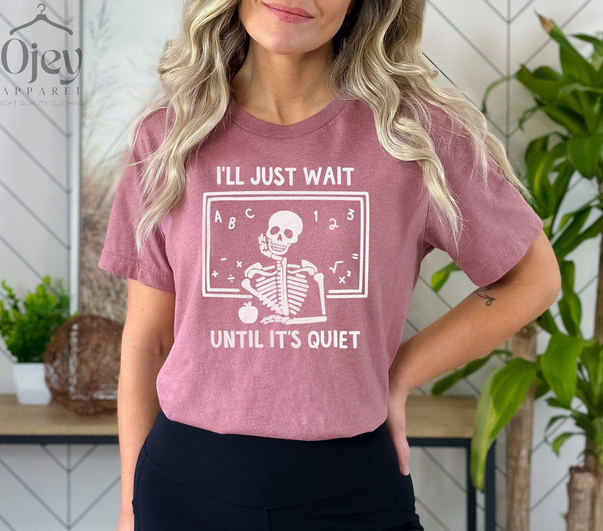 Funny Teacher T Shirt, I'll Just Wait Until Its Quiet Math Teacher Shirt, Funny Math Shirt, Sarcastic Teacher Shirt, Unisex Gift for Teacher
