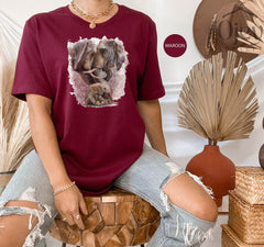 Elephants Shirt, Watercolor Elephant Shirt, Elephant Lover Shirt, Elephant Shirt Gift, Cute Elephant Shirts, Elephant Boho Shirt