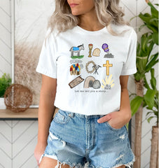 He is Risen Easter Shirt, He is Risen Shirt, Religious Shirts, Christian Gifts, Easter Shirt Gift, Easter Story Shirt, Easter Story T-Shirt