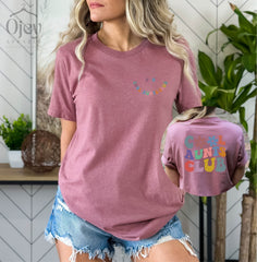 Cool Aunts Club Shirt, Aunt Pocket Tshirt, Auntie Shirt, Birthday Gift For Aunt, Retro Aunt Shirt, Womens Clothing, Aunt To Be, Gift For Her