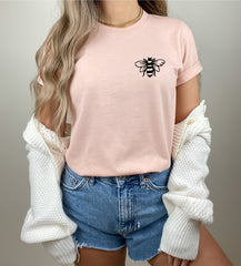 Bee T-shirt, Beekeeper Shirt, Pocket Bee Shirt, Insect Shirts, Earth Day Shirts, Beekeeper Gift, Bee Lover Shirt, Save the Bees Shirt Gift