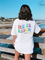 He is Risen Easter Shirts, Christian Shirts for Her, Easter Day Shirts, Risen Shirt, Religious Gift Shirts, Gift for Christians, Jesus Lover