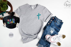 He is Risen Easter Shirts, Christian Shirts for Her, Easter Day Shirts, Risen Shirt, Religious Gift Shirts, Gift for Christians, Jesus Lover
