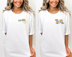 Cool Bride Squad Shirt, Retro Bridesmaid Shirt, Bachelorette Party Shirts, Bride Squad Shirt, Bachelorette Trip T-Shirts, Bridal Shower Gift