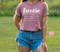 Funtie Definition Shirt, Favorite Aunt Shirt, Auntie Gifts From Nephew, Cool Aunt Tshirt, Aunt To Be, Funny Auntie Tees, Best Aunt Ever Gift